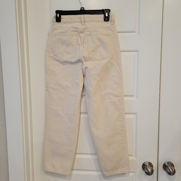 PARIS ATELIER & OTHER STORIES WOMEN'S MID RISE JEANS IN WHEAT SIZE 26 - Picture 3 of 11